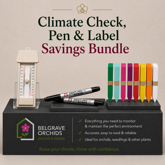 Simple Climate Check Kit — Max/Min Thermometer, Flat Labels x 20 & Pen x 2