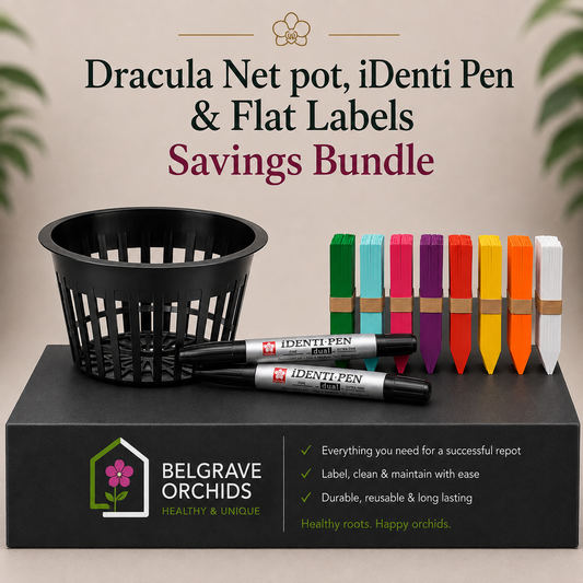 Dracula Net Pot Kit — Net Pots 82mm x 20 & 109mm x10 + Labels x 20 + Pen x 2