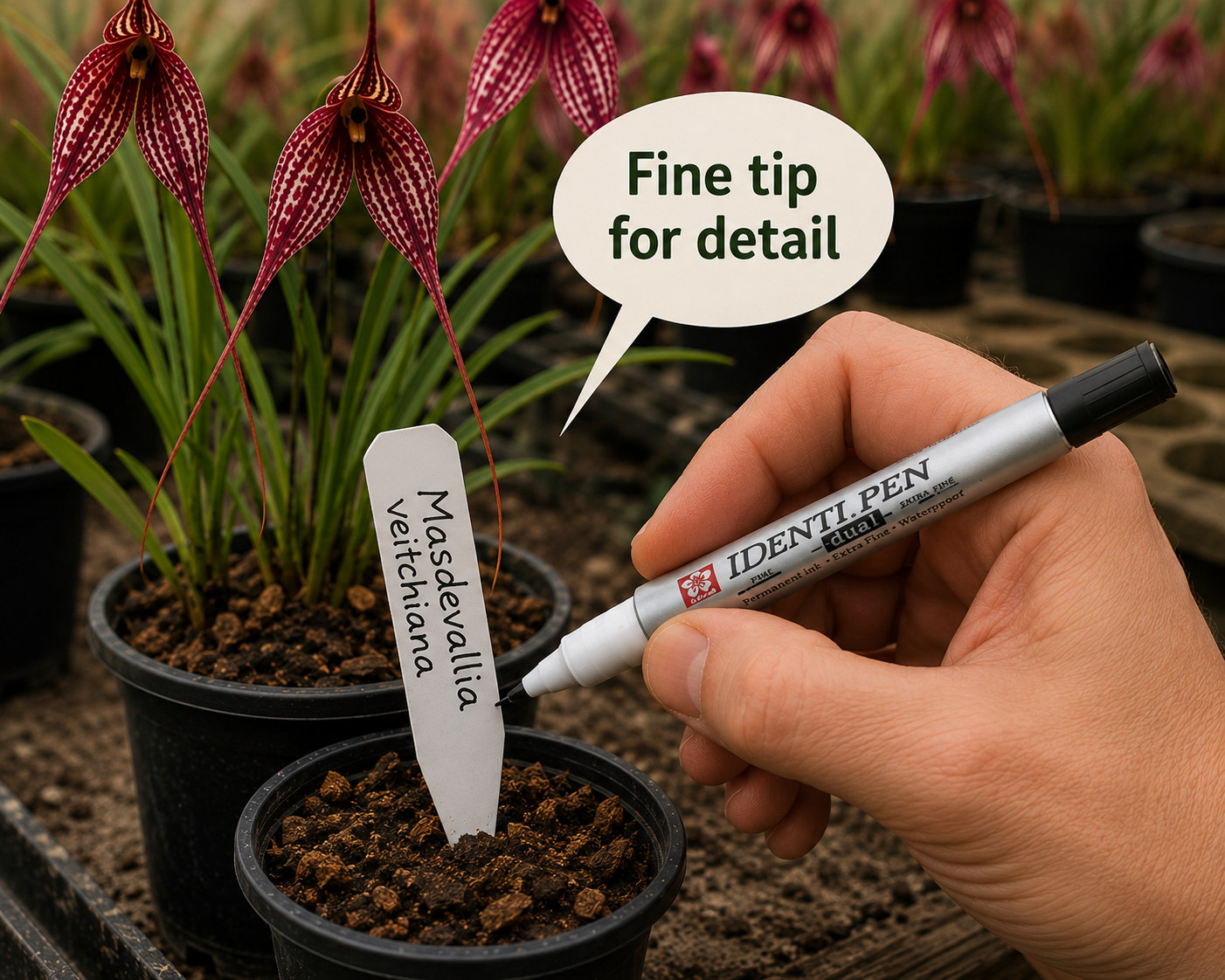 iDenti-Pen Permanent Marking Pen — Dual Tip