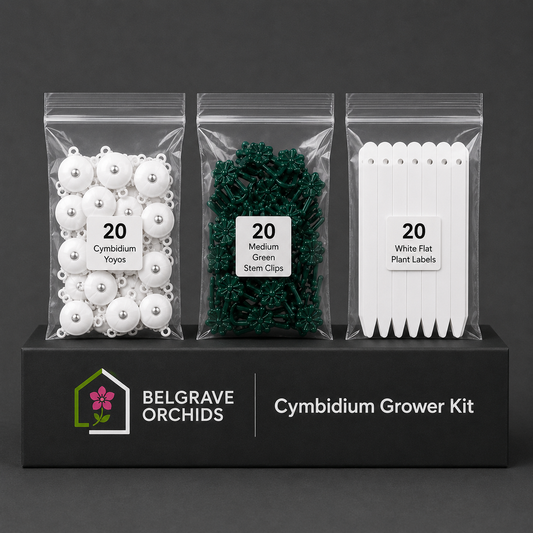 Spike Support Kit showing Yoyos, Clips and Labels contents